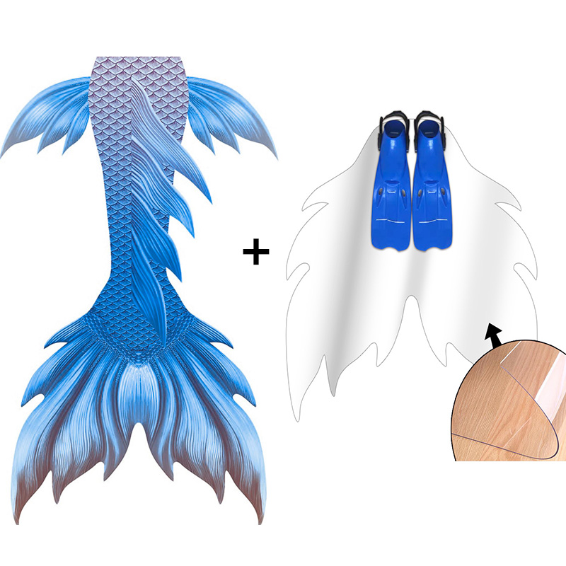 New Design Blue Colour SKins T - Flippers Swimming 评论和价格