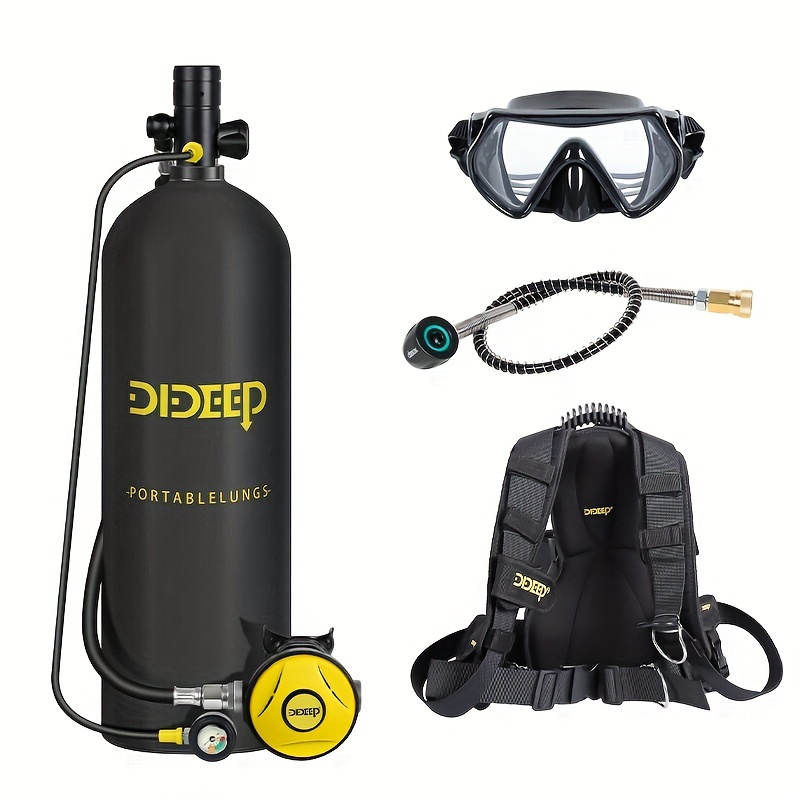 DIDEEP 4L Mini Scuba Diving Ta - Snorkel Set 评论和价格