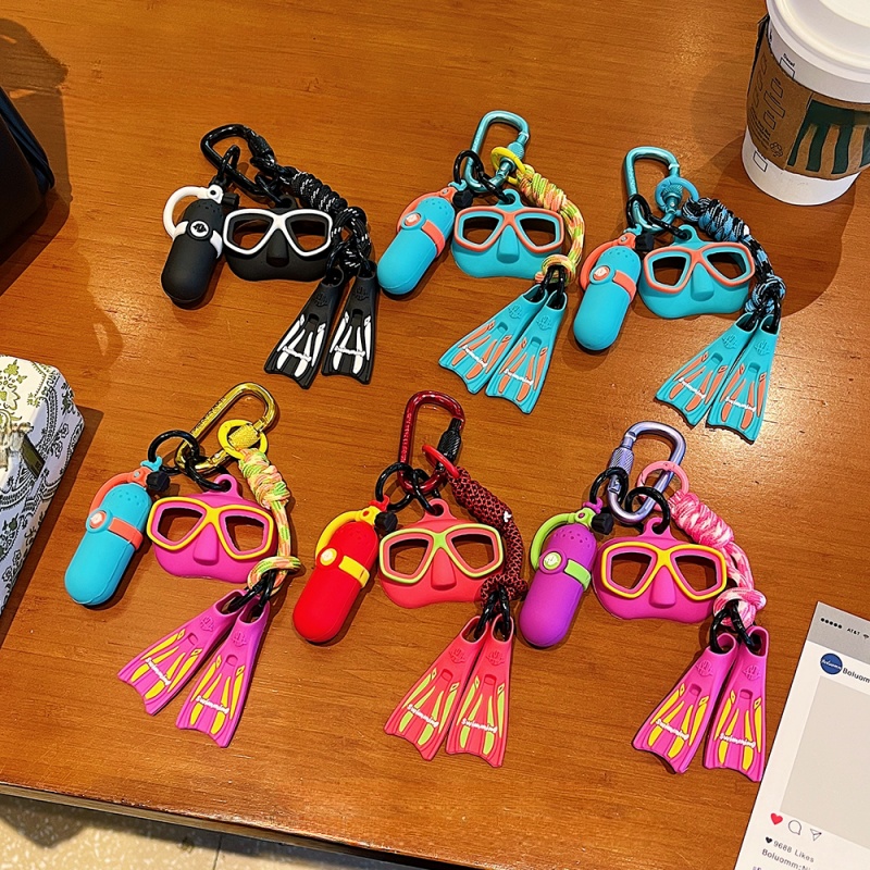 Feet Webbed Diving Keychain Di - Flippers Swimming 评论和价格